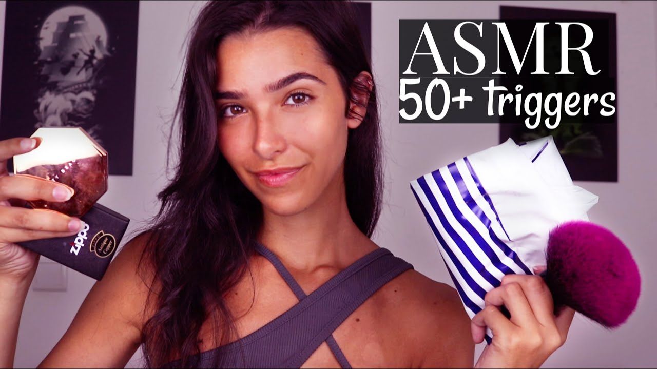 ASMR 50 triggers in 15 minutes 💥(Low light) смотреть онлайн