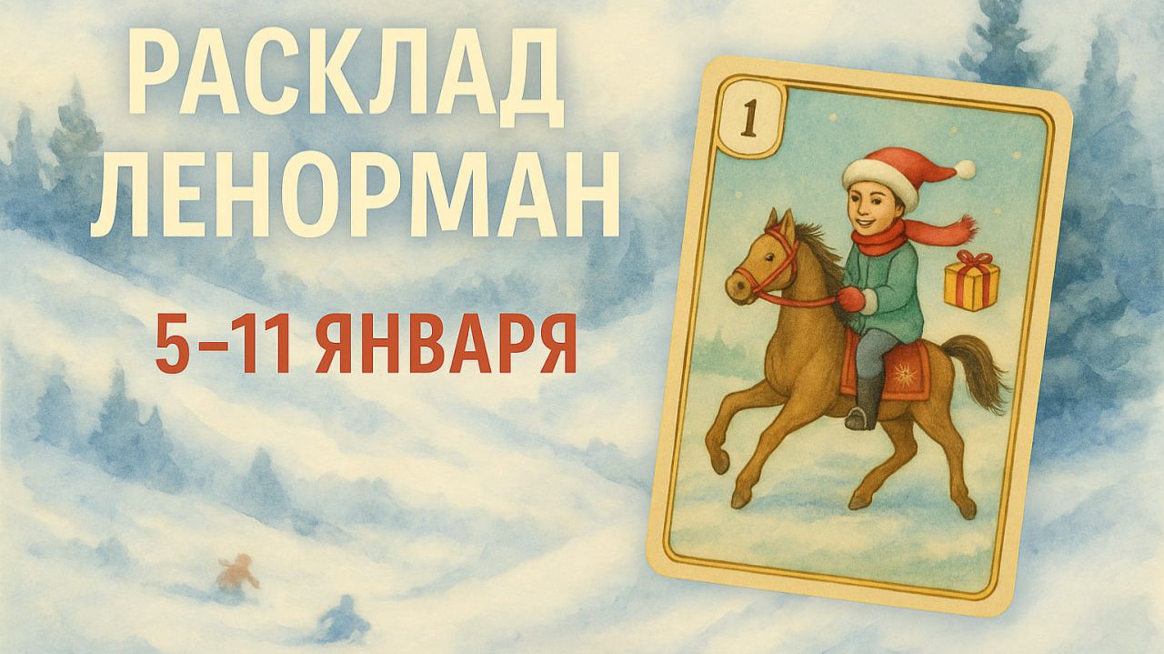 ПРОГНОЗ ЛЕНОРМАН НА НЕДЕЛЮ 5–11 ЯНВАРЯ ✨ ЧТО ГОТОВИТ НАЧАЛО ГОДА✨ КЛЮЧЕВЫЕ СОБЫТИЯ НЕДЕЛИ смотреть онлайн