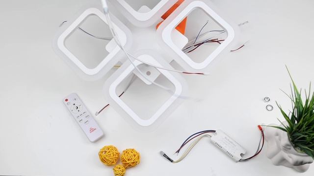 Инструкция по сборке люстры светодиодной Quedo 20100-4+1 смотреть онлайн