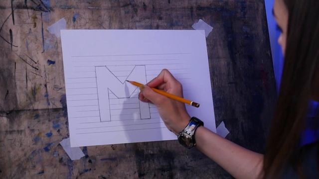 Простой 3д рисунок за 10 минут! Нарисовать сможет каждый