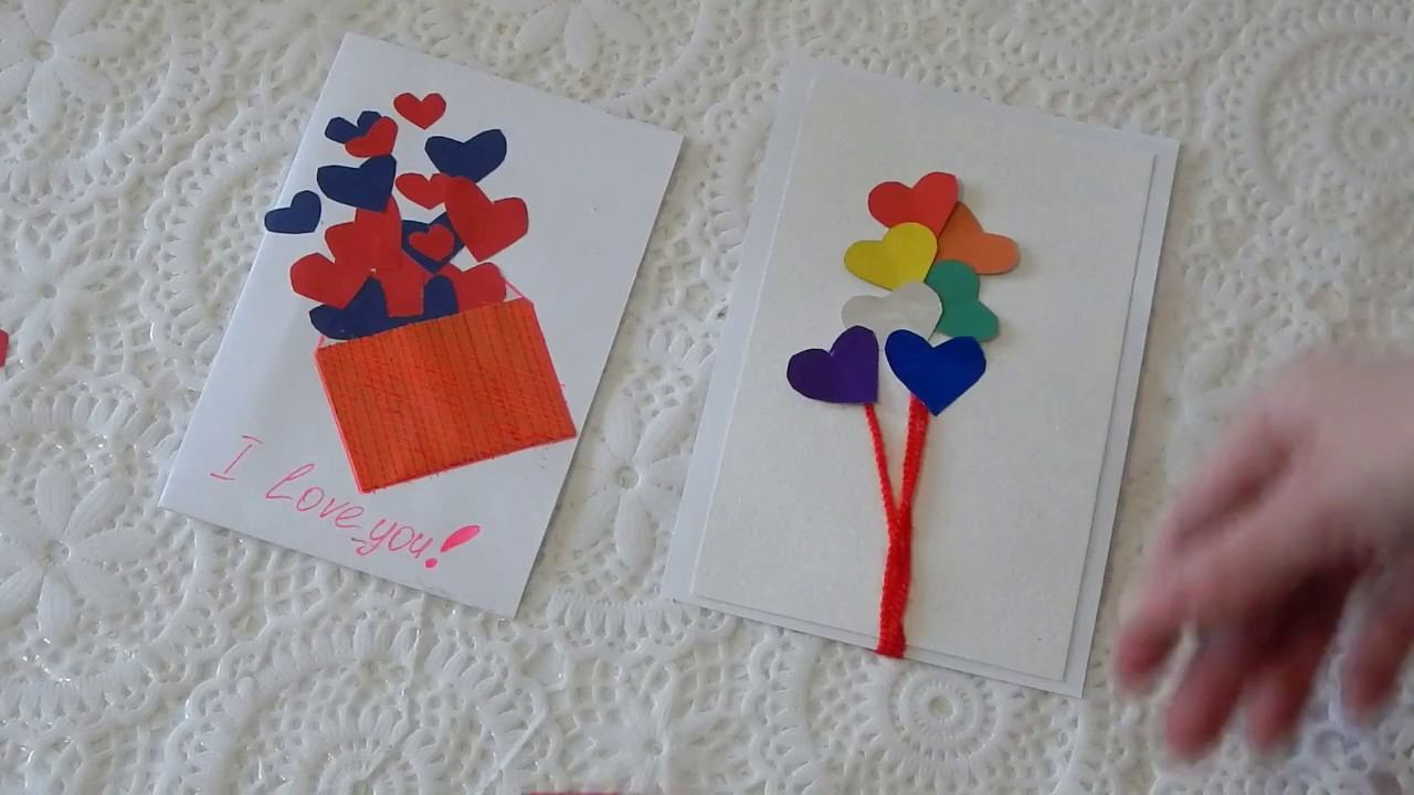 DIY открытки к 14 февраля! смотреть онлайн