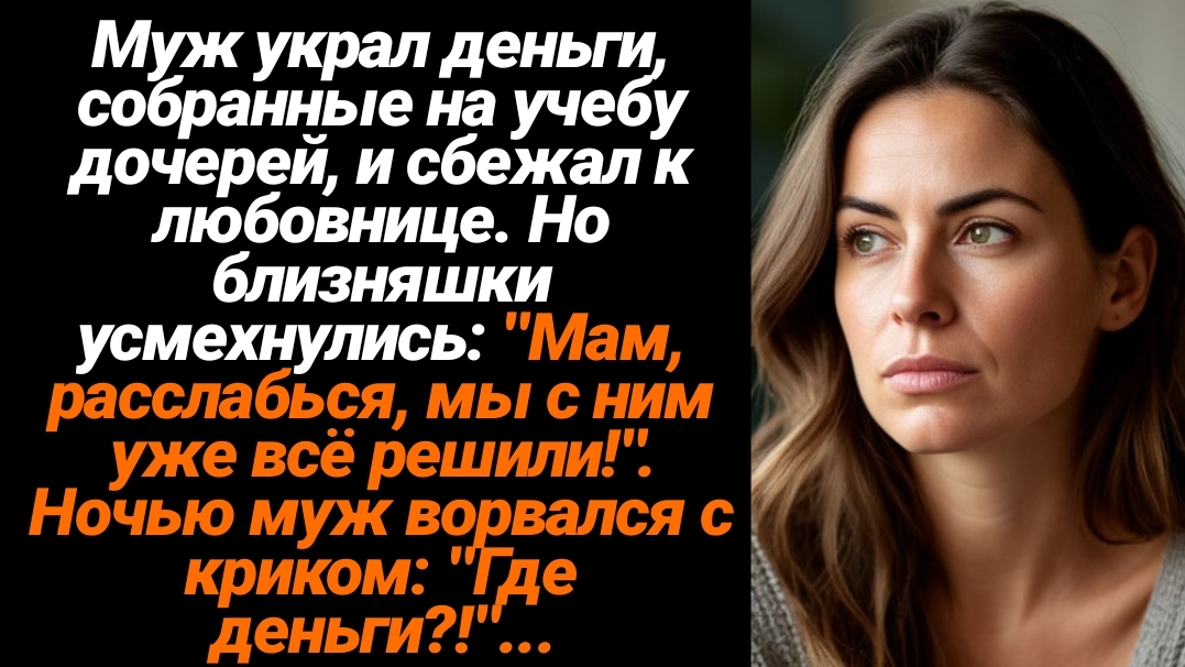 Жизненные Истории/Муж украл деньги, собранные на учебу дочерей, и сбежал к любовнице. Но близняшки у смотреть онлайн