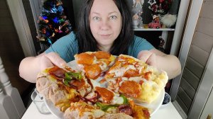 Мукбанг Пицца Мясная и Пепперони. Сколько я заработала на Рутубе?