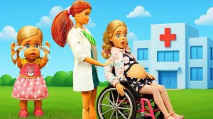 БАРБИ СТАЛО ПЛОХО😰 Волнения, врач и солнечное приключение ☀️👗🩺