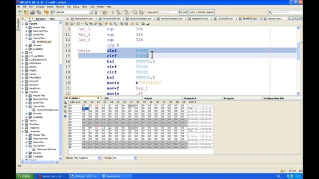 Регистры FSR и INDF в микроконтроллерах PIC . Теория смотреть онлайн