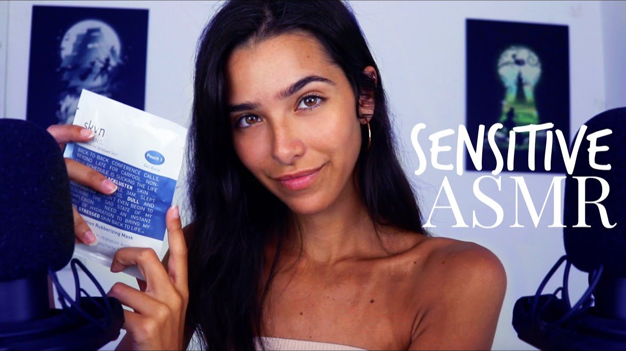 ASMR Sensitive Triggers (Slow mouth sounds + other indescribable triggers) смотреть онлайн