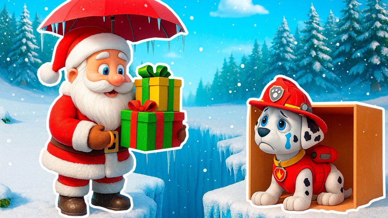 ДЕД МОРОЗ ПРИЮТИЛ БЕЗДОМНОГО МАРШАЛА ЩЕНЯЧИЙ ПАТРУЛЬ в МАЙНКРАФТ МУЛЬТИК смотреть онлайн