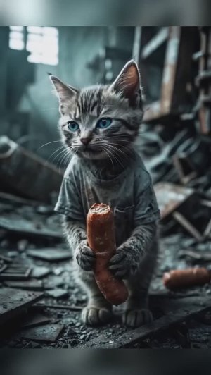 Бедняга Китти отомстит всем за надсмешки 😸🤭🎉  #cat #animation #shortvideo #aiart #cartoon #funny