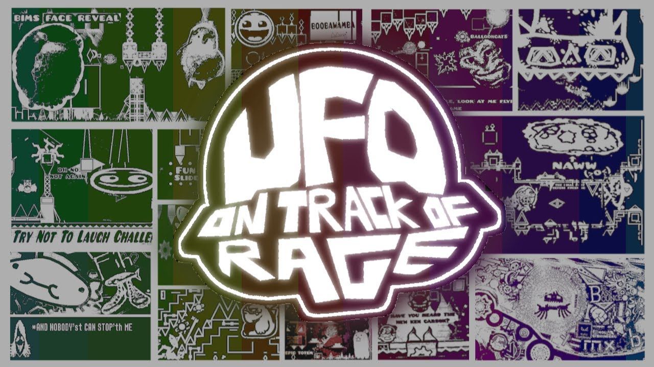UFO on Track of RAGE by akunakunn | FULL LEVEL SHOWCASE | Geometry Dash смотреть онлайн