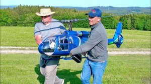 Потрясающая радиоуправляемая модель вертолёта "SA-341 GAZELLE"