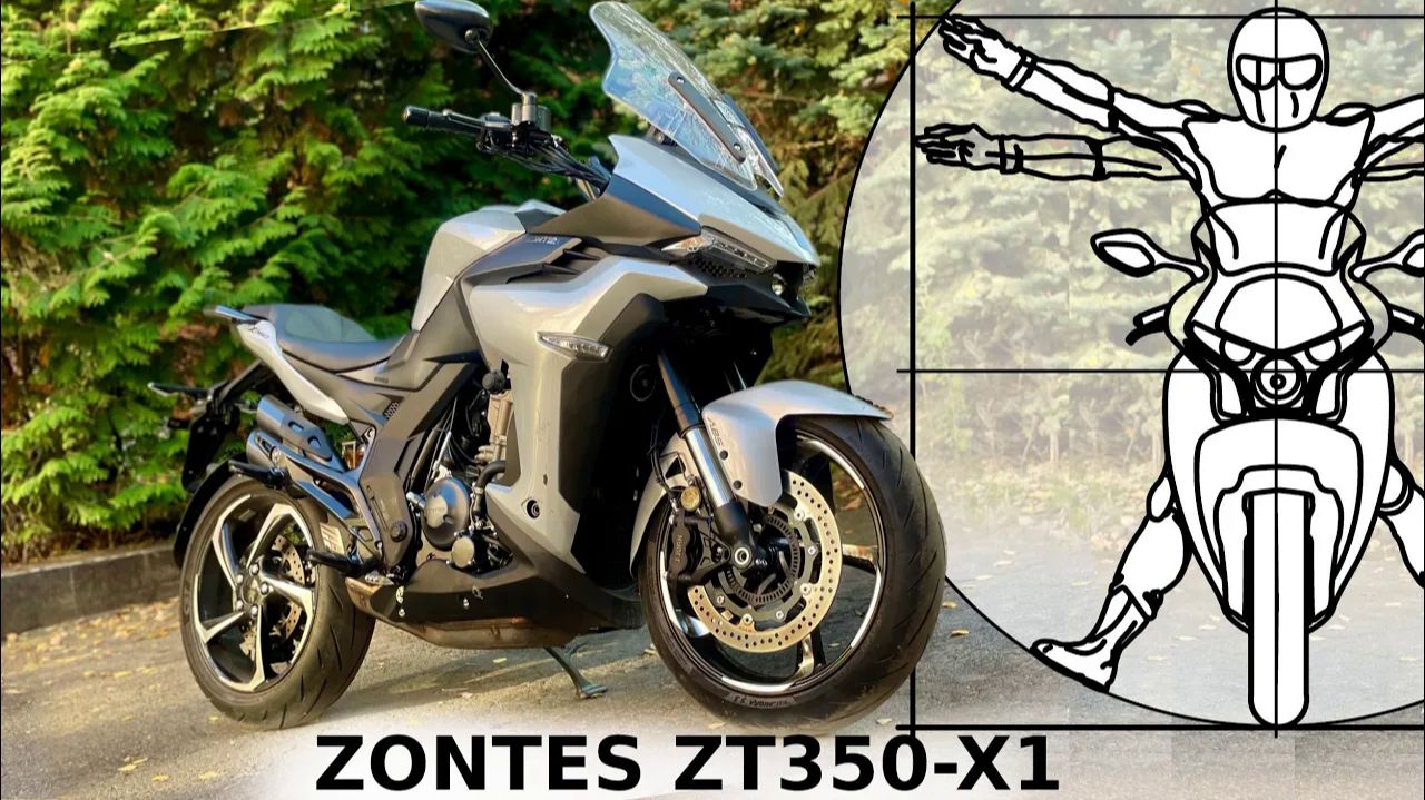 ZONTES ZT350-X1: Тест-драйв и обзор самого маленького туристического мотоцикла смотреть онлайн