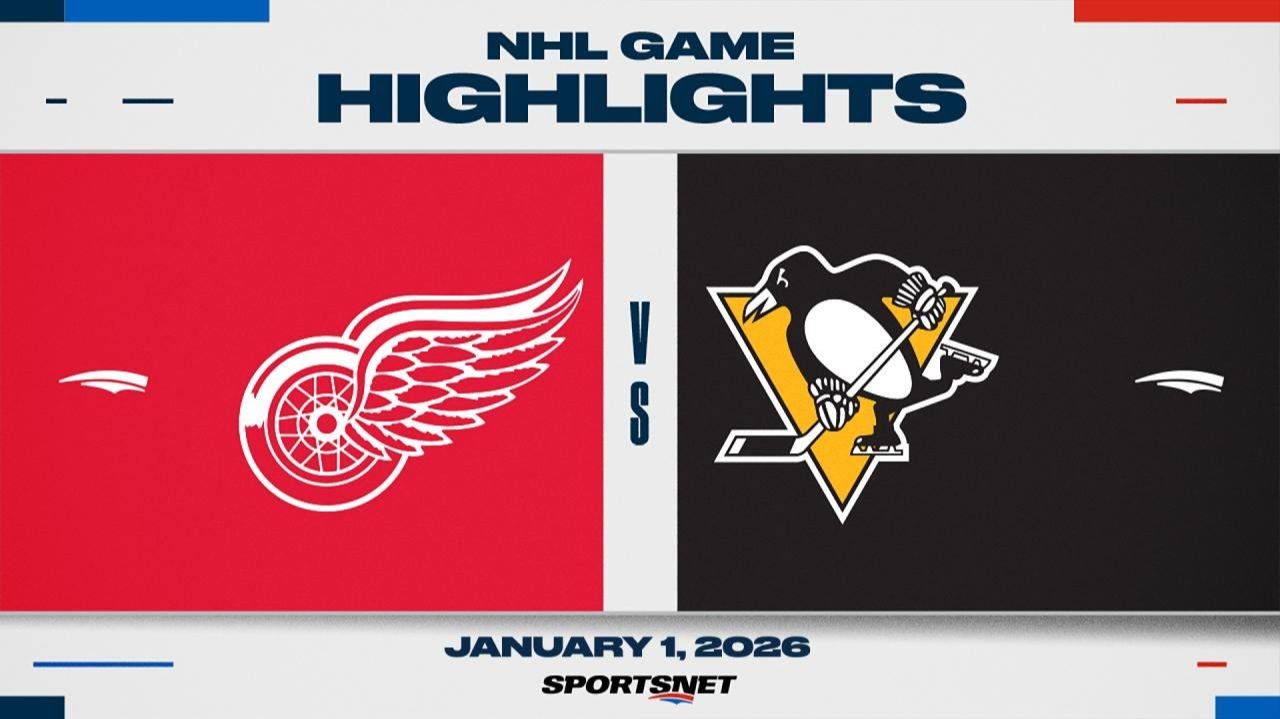 02.01.2026 | ОБЗОР МАТЧА | Питтсбург Пингвинз - Детройт Ред Уингз | Highlights смотреть онлайн