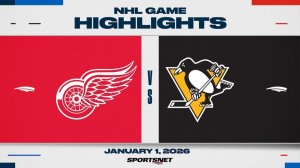 02.01.2026 | ОБЗОР МАТЧА | Питтсбург Пингвинз - Детройт Ред Уингз | Highlights