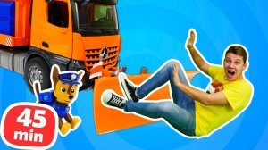 Снежный Патруль: Зимние Приключения Машинок! ❄️🚚💨