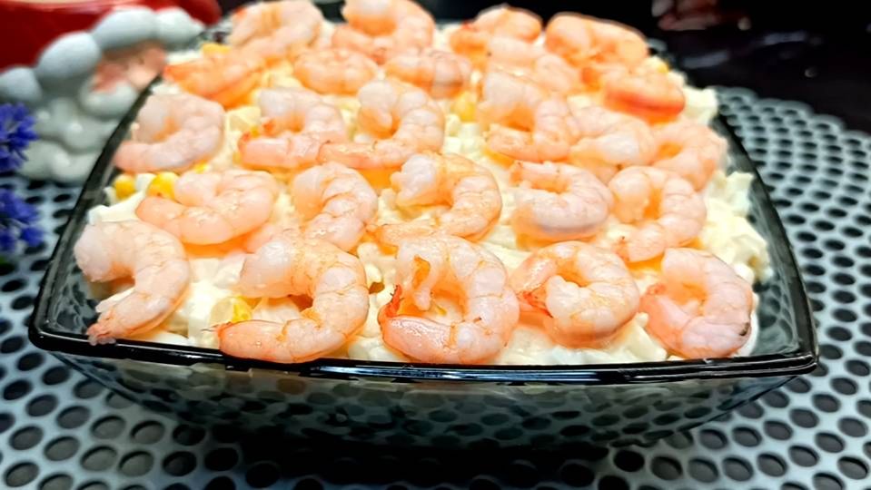 САЛАТ который часто готовлю на праздничный стол! Салат «Посейдон».