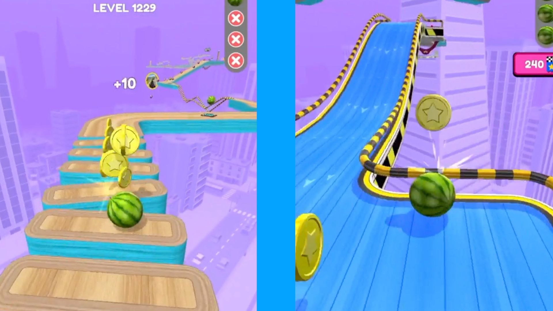 Going balls All Levels Gameplay IOS Android Going Balls levels 1229 to 1232 Banana frenzy Speed Run смотреть онлайн