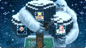 🫤ПОСТРОИЛИ ДОМ Внутри ОГРОМНОГО ДЕРЕВА Против СНЕЖНОГО в Майнкрафт! ЛЕСКА