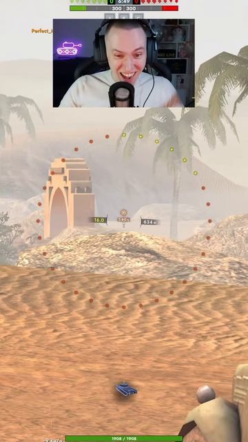 ИМБА ПРОСТРЕЛ С РЕСПА на Золотой Долине Tanks Blitz смотреть онлайн