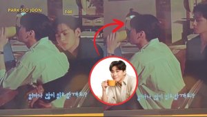 Ким Тэхён снялся вместе с ПСДжуном! Сцена вызвала восторг у поклонниц!