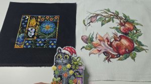 033. Вышивальные итоги декабря. Финиши года и планы на январь.