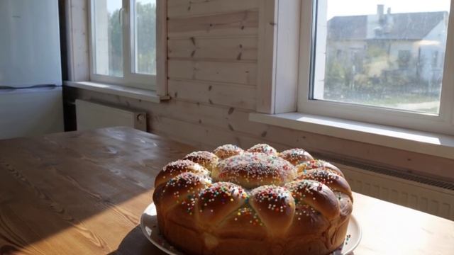 Кулич «Ромашка».  Рецепт внутри. Подписался? Читай, смотри!