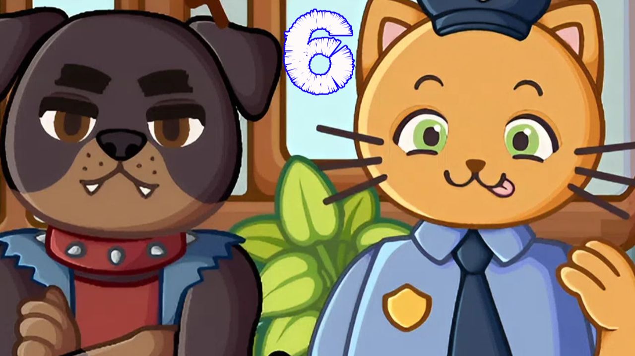 ПОЛИЦЕЙСКИЙ НЕ СМОГ ЗАДЕРЖАТЬ БАНДИТА В БАРЕ КАФЕ ТОЛЬКО ДЛЯ КОТОВ #6 🐱 СУПЕР КОТ Cats & Cups смотреть онлайн