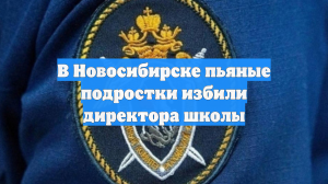 В Новосибирске пьяные подростки избили директора школы
