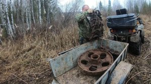ПРИЕХАЛ ЗАБРАТЬ ТЯЖЁЛЫЙ МЕТАЛЛ..НЕ СМОГ ПОДНЯТЬСЯ В ГОРУ..ПРИЦЕП С МЕТАЛЛОМ УВЯЗ