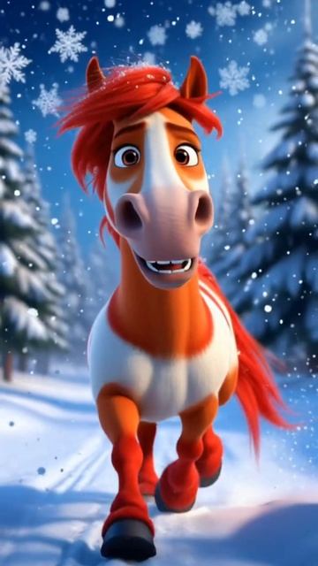 🎄ВЕСЁЛАЯ ЛОШАДКА✨ смотреть онлайн