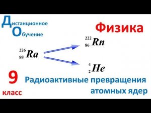 9 класс  Урок 2  Радиоактивные превращения