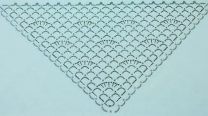 Шаль крючком для начинающих + схема. Простой узор для шали. Бактус крючком* Shawl crochet Урок 182