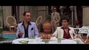 Тони Монтана ведет переговоры/ Лицо со шрамом 1983/ Scarface