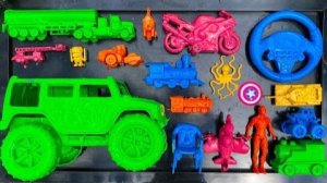 Убирайте автомобили, игрушечные машинки, автомобили-монстры, гоночные мотоциклы