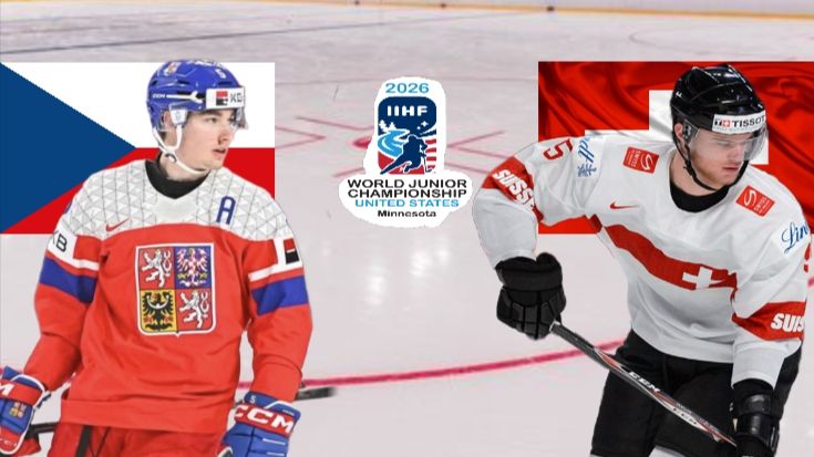 ХОККЕЙ МОЛОДЕЖНЫЙ ЧЕМПИОНАТ МИРА U20. 1/4 ФИНАЛА. ЧЕХИЯ - ШВЕЙЦАРИЯ. ТЕКСТОВАЯ ОНЛАЙН ТРАНСЛЯЦИЯ. смотреть онлайн