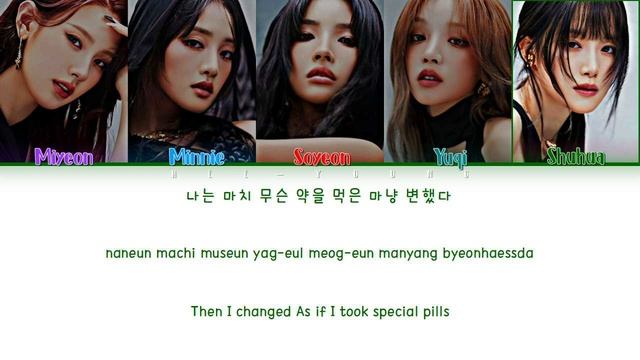 i-dle- hann(alone) (ver. i-dle) lyrics