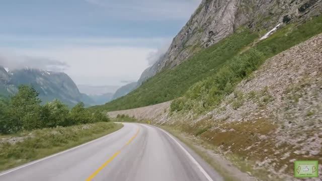 Живописная поездка в Норвегию с разрешением 4K из смотреть онлайн