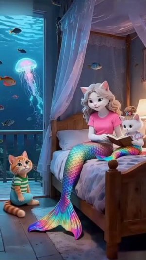 Русалки. #мультик #заработок #нейросеть #рекомендация #лайки #заработоконлайн #рек #врек