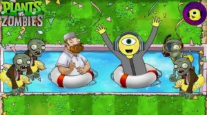 Битва за бассейн. Избиение зомби.