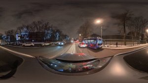 2025.12.30. Погода Петербург. 06:28. -6°. ЧАСТЬ-10. Большая поездка по утреннему  городу. ВИДЕО 360°