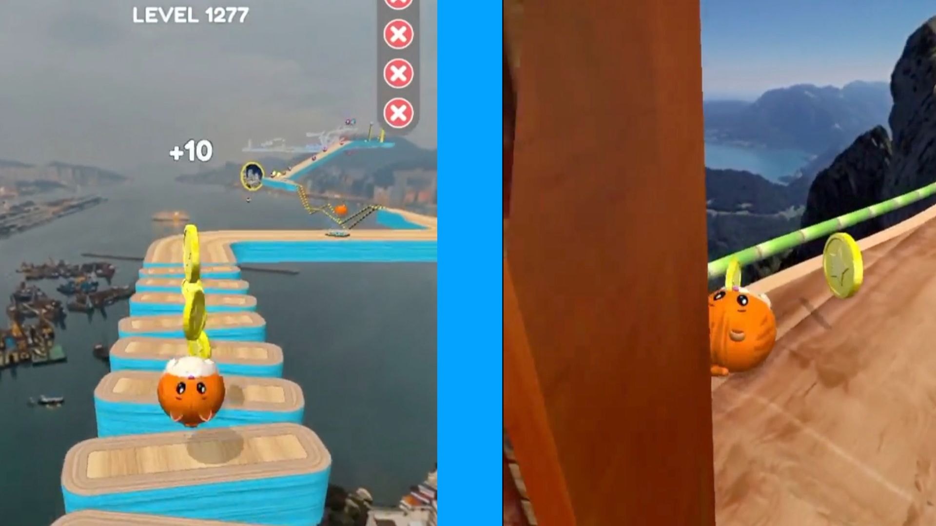 Going balls All Levels Gameplay IOS Android Going Balls levels 1277 to 1280 Goal ball Speed Run смотреть онлайн