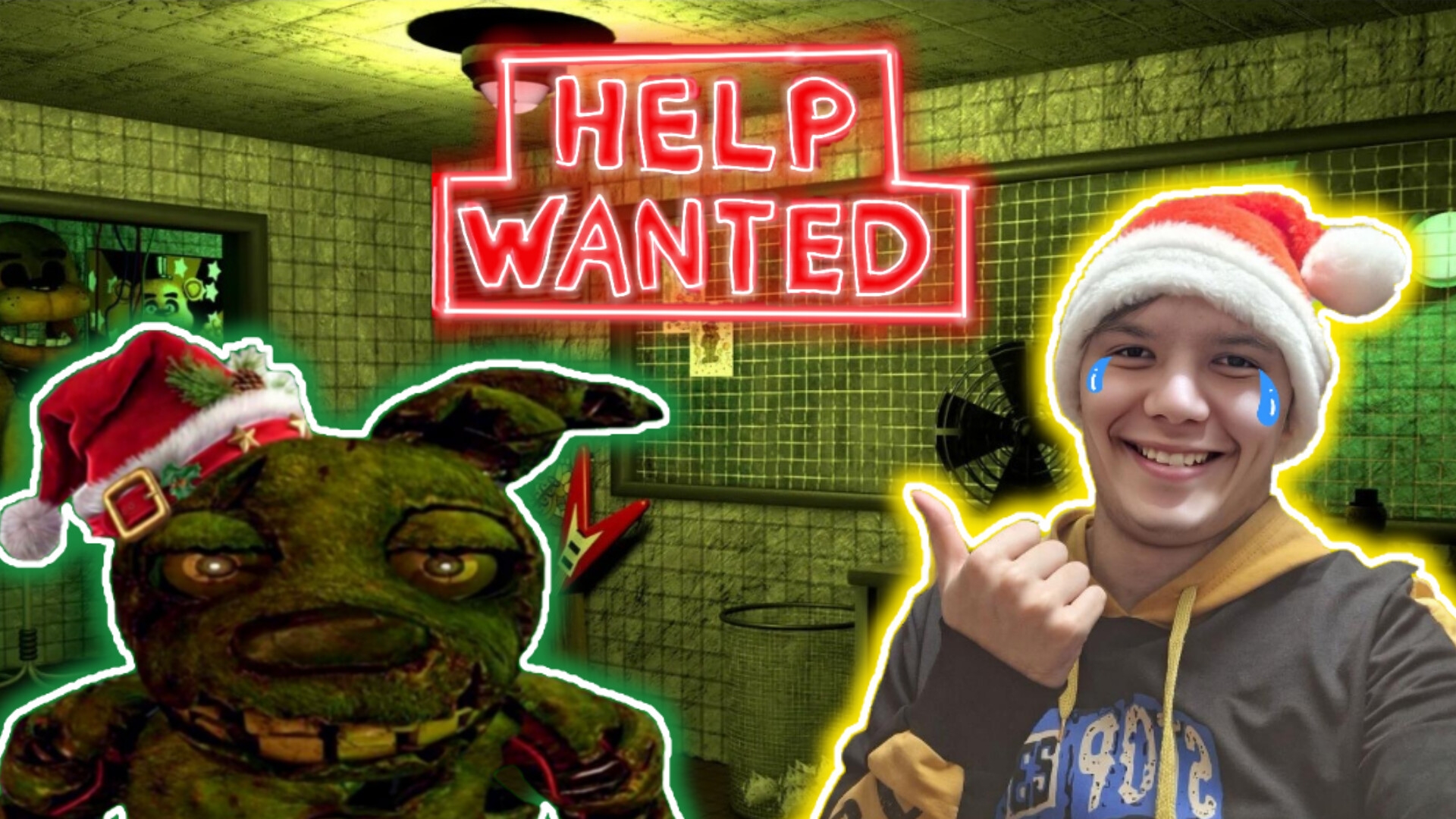 Переиграл и уничтожил спрингьрапа, ФНАФ 8 вр