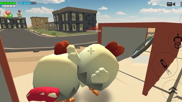 Я построила секретный дом на небе и слежу за игроками