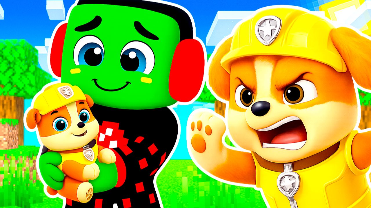 Я ПРИЮТИЛ КРЕПЫША ЩЕНЯЧИЙ ПАТРУЛЬ в МАЙНКРАФТ