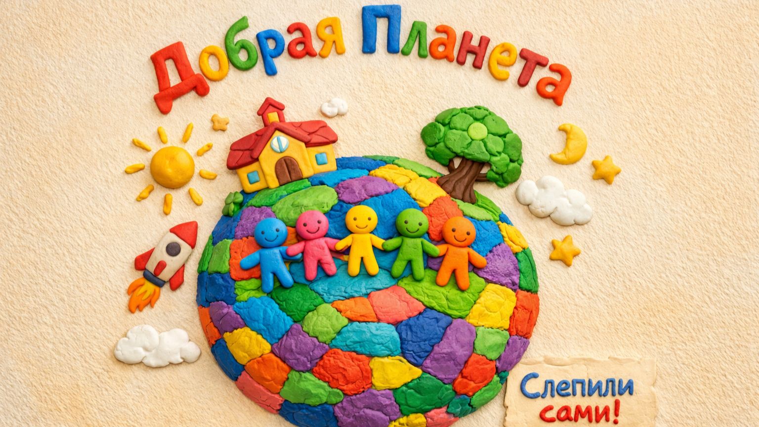 Планета детства дружно здесь друзья живут