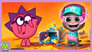 Говорящий Том против Смешариков.Гонки по Огненной Лаве.Кто Лучше Справится с Опасным Заданием