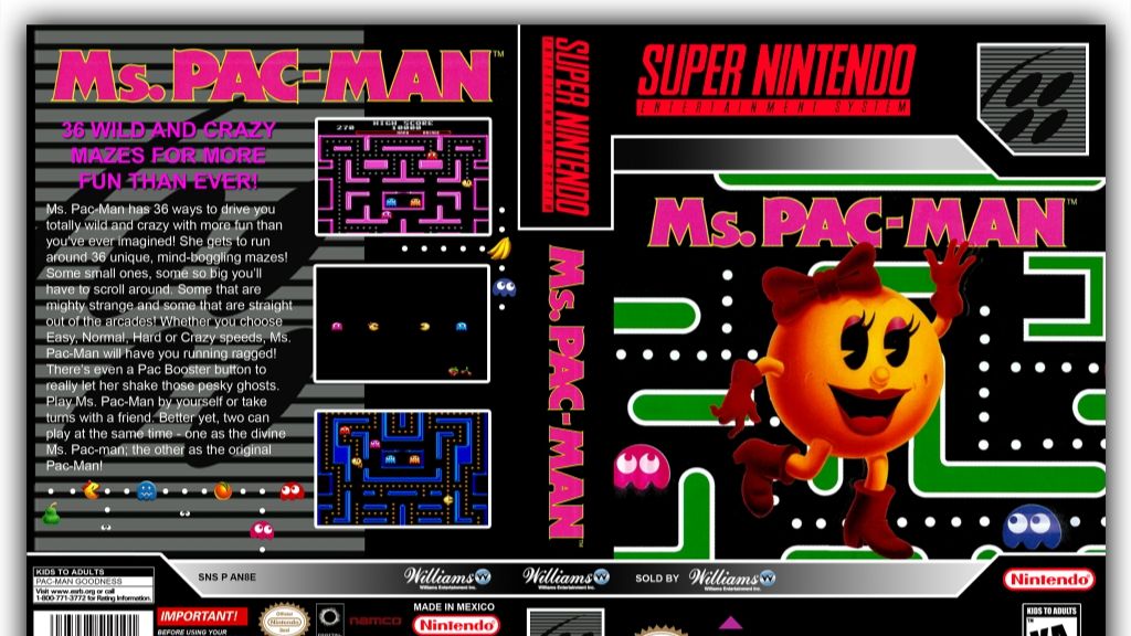 Ms Pac-Man (NES) смотреть онлайн