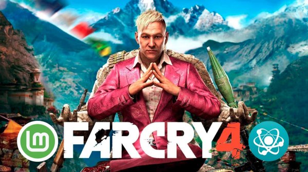 Far Cry 4. Linux Mint 22. PortProton. Геймплей, без комментариев.