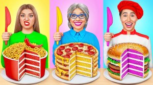 Кулинарный Челлендж: Я против Бабушки | Потрясающие Кухонные Хитрости от Multi DO Challenge