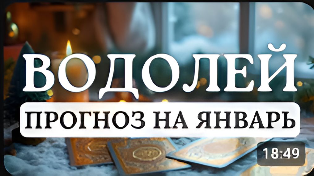 ВОДОЛЕЙ ВАМ ЗАХОЧЕТСЯ ЧТО-ТО ПОМЕНЯТЬ В СВОЕЙ ЖИЗНИ ПРОГНОЗ НА ЯНВАРЬ 2026 смотреть онлайн