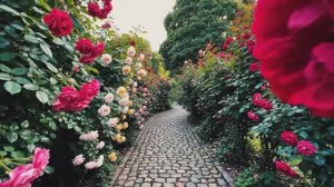 ИДЕАЛЬНЫЙ РОЗОВЫЙ САД, СОЗДАННЫЙ ДЛЯ МИРА И БАЛАНСА